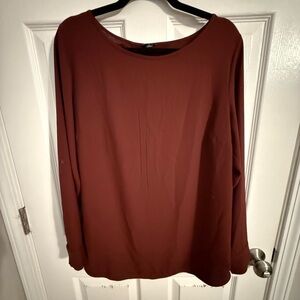 Ann Taylor Burgundy Blouse